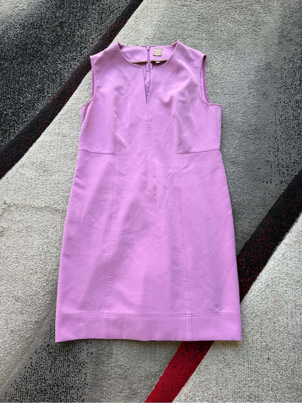 Boss Hugo Boss Responsible Duwa Pink Lavender Sheath Dress